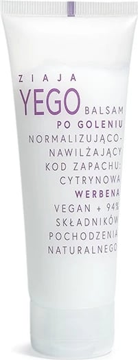 After shave balm për meshkuj Ziaja Yego Normalizing and Moisturizing Lemon Verbena 80ml