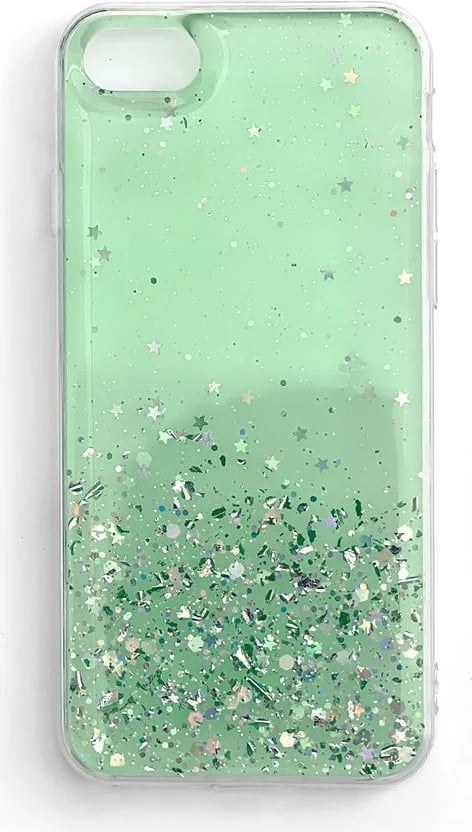 Mbështjellës Wozinsky Glitter për Samsung Galaxy A42 5G, gjelbër