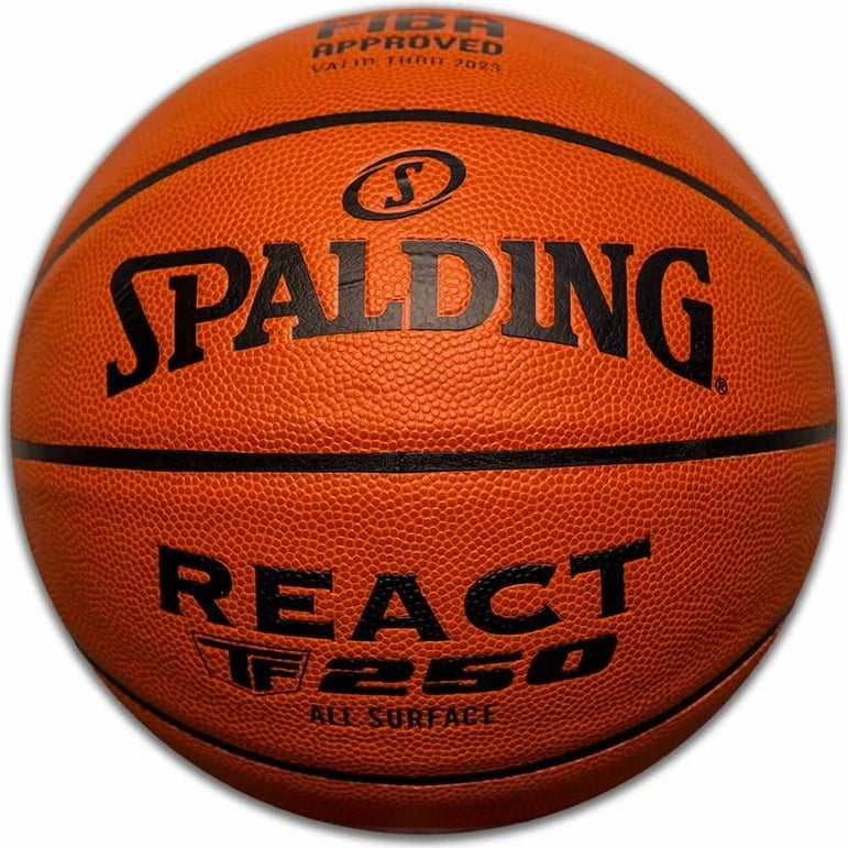 Top basketbolli Spalding React TF-250, për meshkuj dhe femra