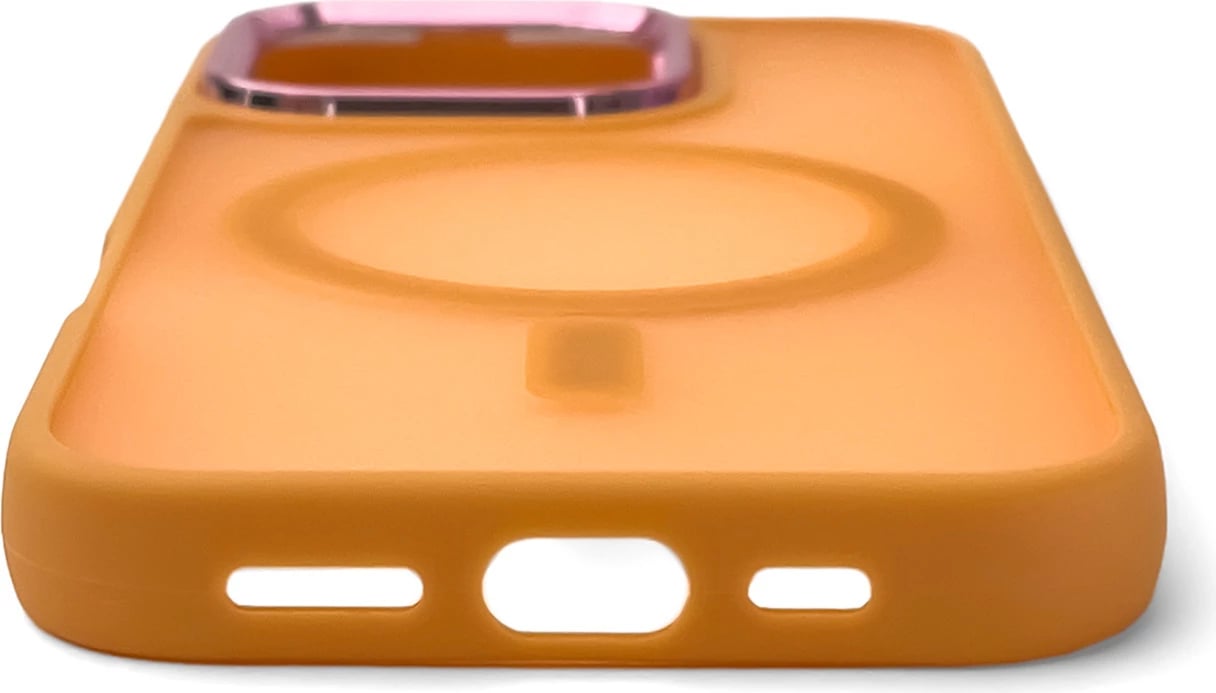 Mbështjellës Hurtel Fashion Case MagSafe për iPhone 16, Portokalli