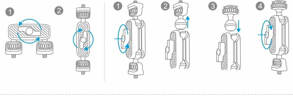 Krah magjik PGYTECH Ronin P-CG-009 për kamera/gimbal, alumini
