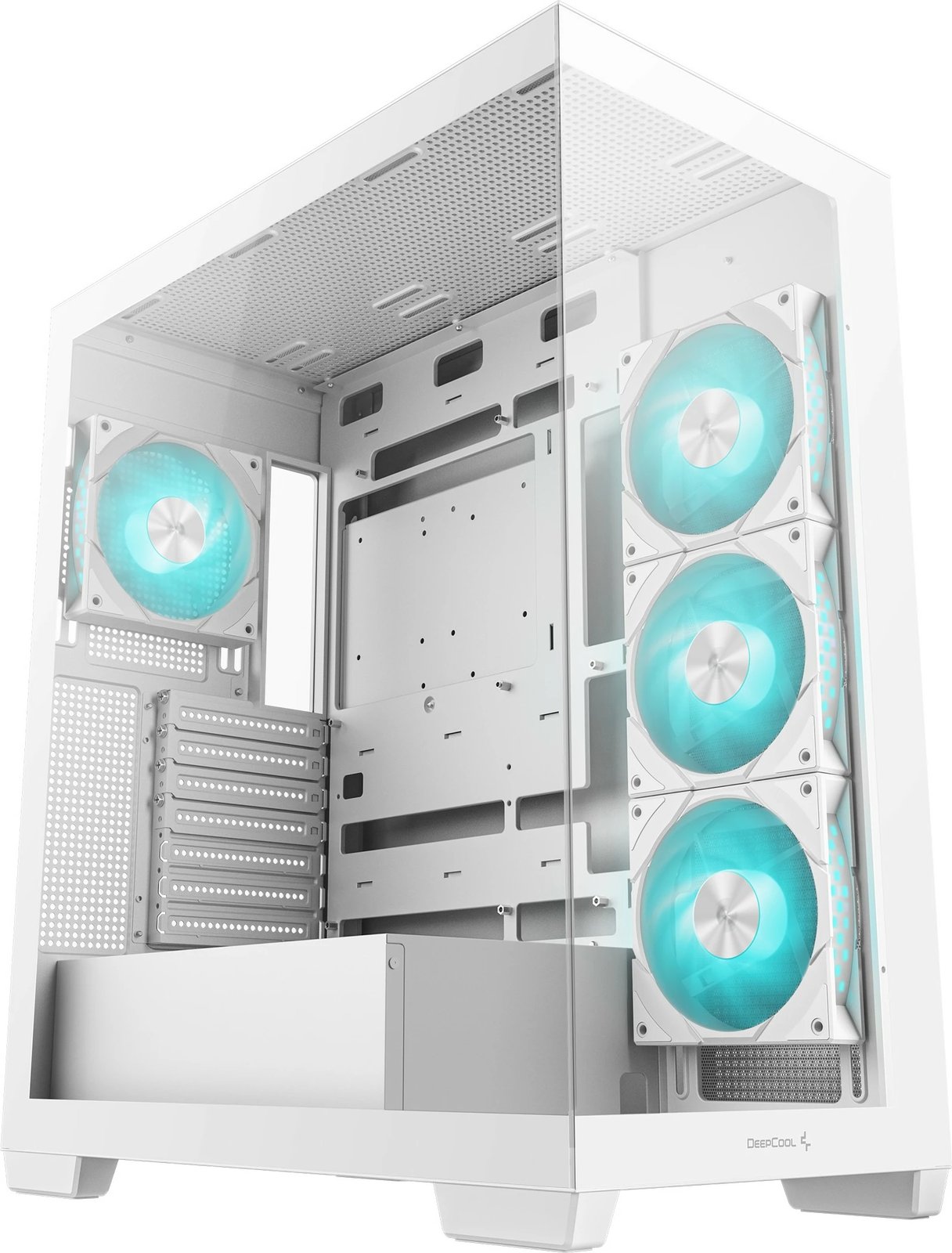 Kasë Deepcool CG580 4F WH, Midi Tower, ATX, RGB, e bardhë