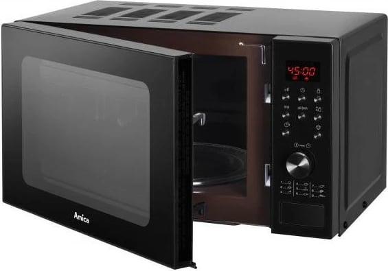 Mikrovalë Amica AMGF20E1GB, 20L, me grill, Elektronike, E zezë