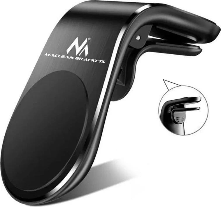 Mbajtëse magnetike e celularit për makinë Maclean MC-326, e zezë