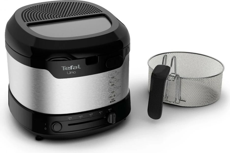 Friterë Tefal Uno M FF215D30, 1.8L, 1600W, inoks/zi