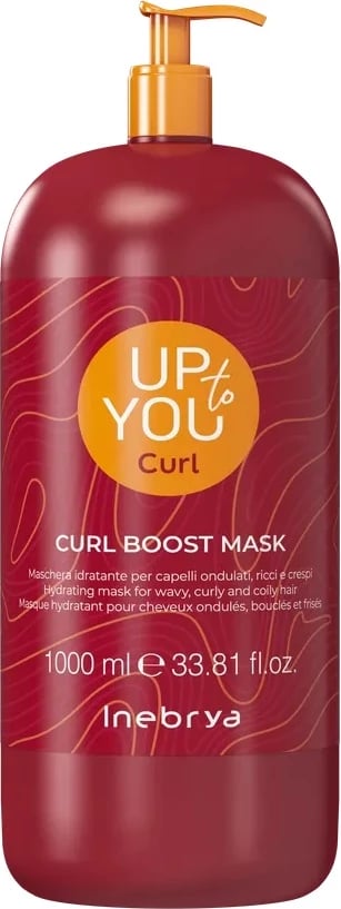 Maskë për flokë kaçurrela Inebrya Up To You Curl Moisturizing për femra 1000ml