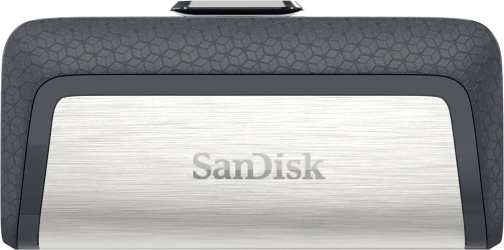USB flash drive SanDisk Ultra Dual Drive USB Type-C 32 GB, e zezë, argjendtë