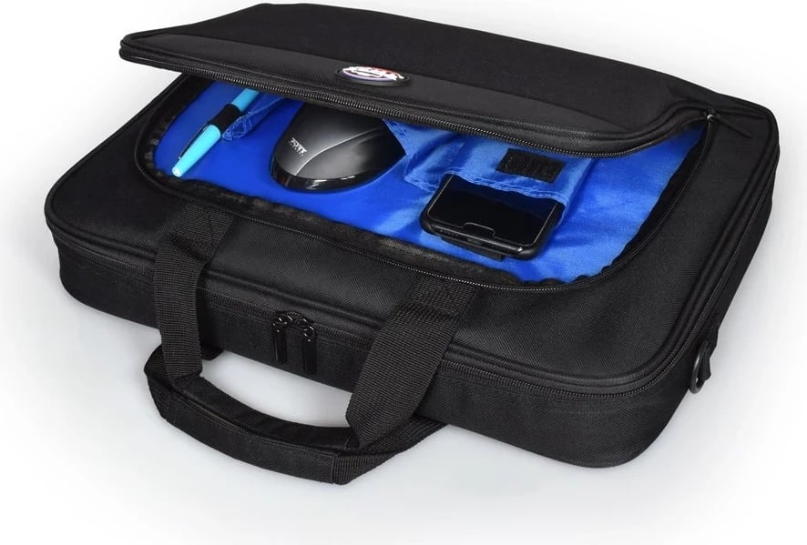 Çantë për laptop Port Desings S15+, 15.4", e zezë  