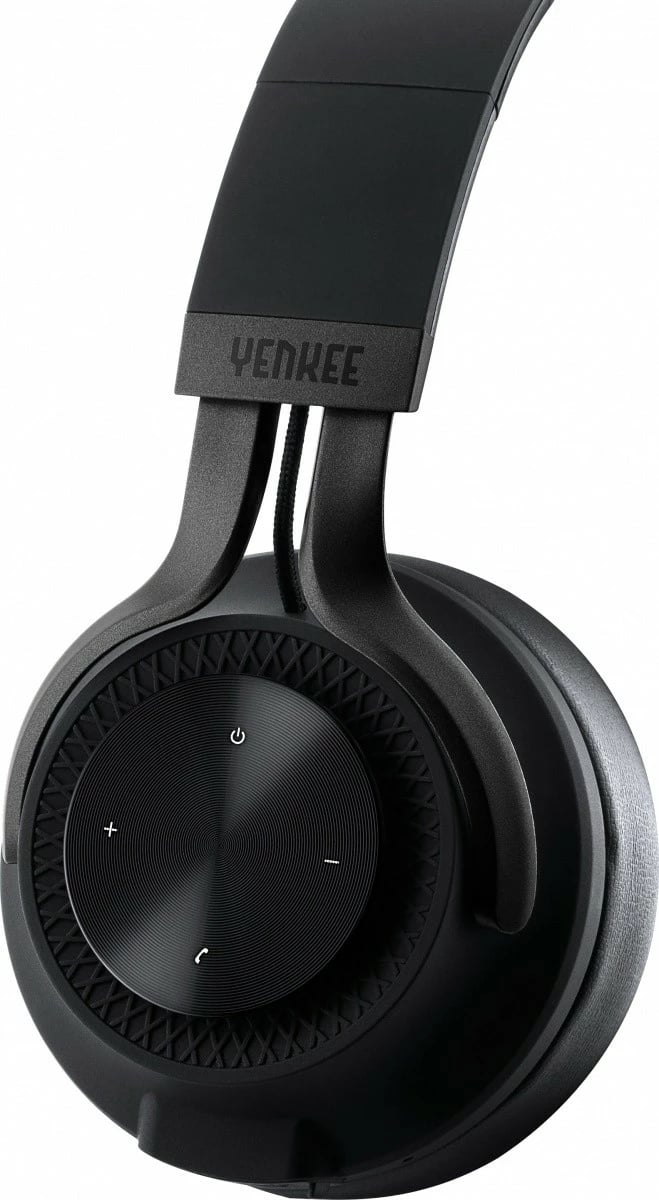 Kufje wireless YENKEE YHP 20BK me mikrofon, të zeza