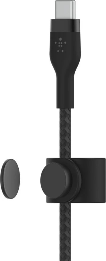Kabllo Belkin BOOST↑CHARGE PRO Flex, USB 2.0 në USB C, 3m, e Zezë