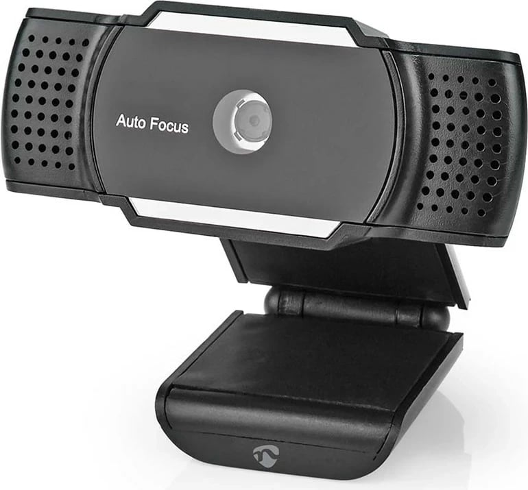 Webcam Nedis WCAM110BK, 5 MP, USB 2.0, e zezë