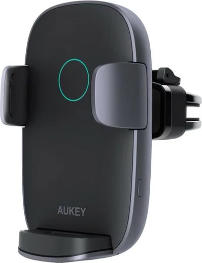 Mbajtës celulari AUKEY HD-C52 me karikues wireless Qi 10W, i zi