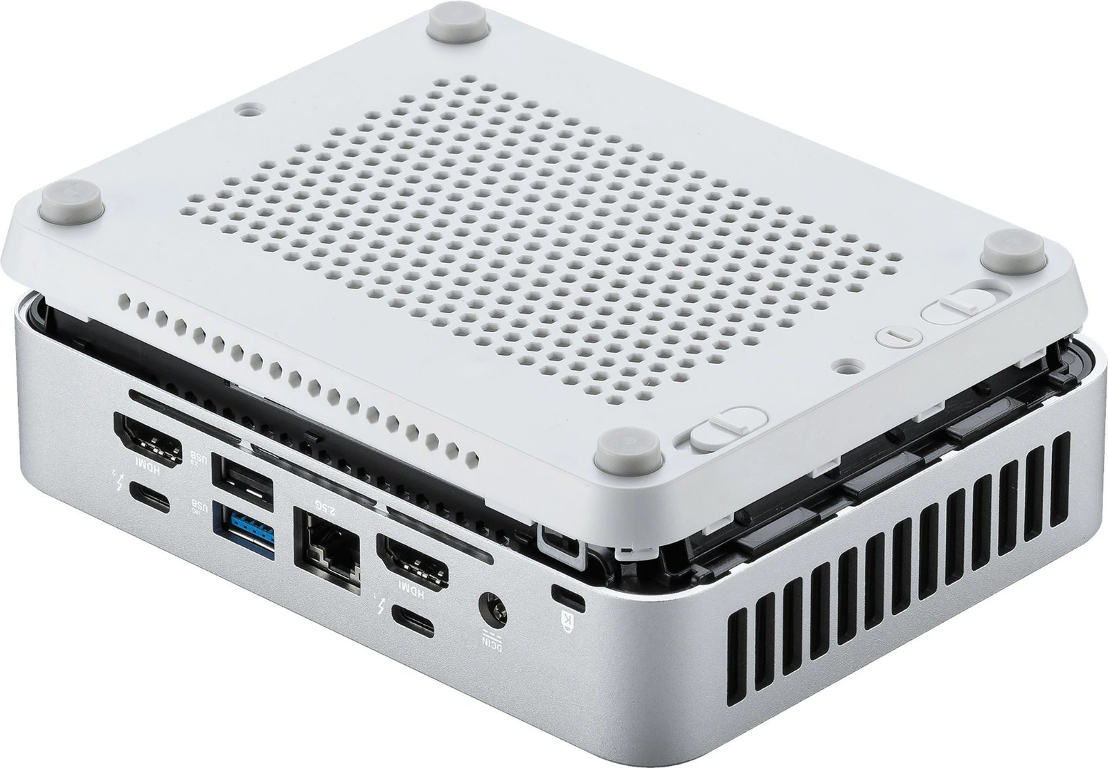 Kasë mini ASUS NUC 14 Pro+ RNUC14RVSU500000I, Intel Core Ultra 5, DDR5, Intel Arc, Wi-Fi 6E, argjendtë