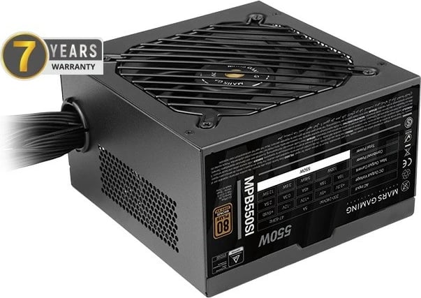 Kasë AeroCool Tacens Mars MPB550SI, 550W, 80 PLUS Bronze, e zezë