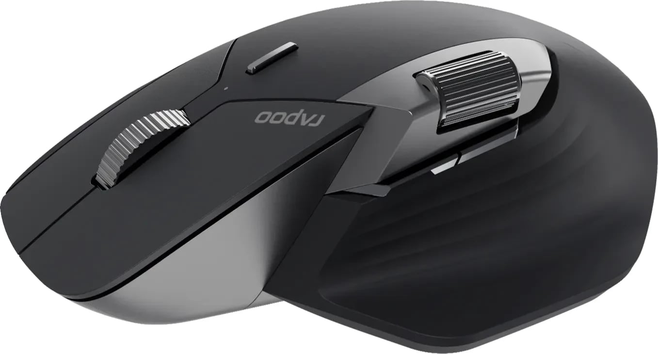 Maus ergonomik Rapoo MT760 L, pa tela, gri