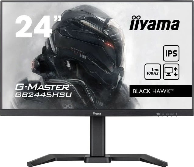 Monitor iiyama G-Master GB2445HSU-B2, 24 inch, IPS, Full HD, 1ms, 100Hz, i zi