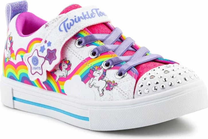 Atlete për fëmijë Skechers, shumëngjyrëshe