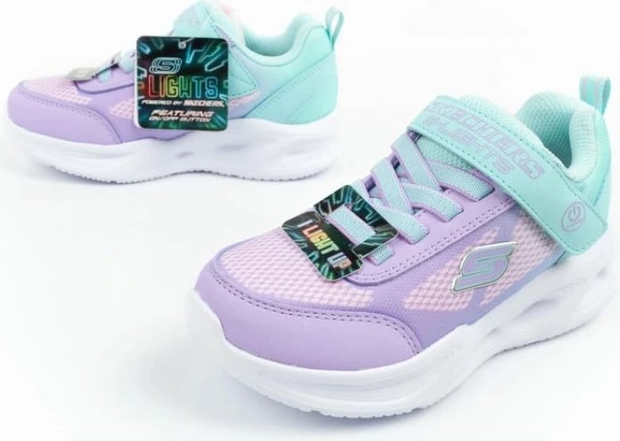 Atlete fëmijësh Skechers, vjollcë e kaltër