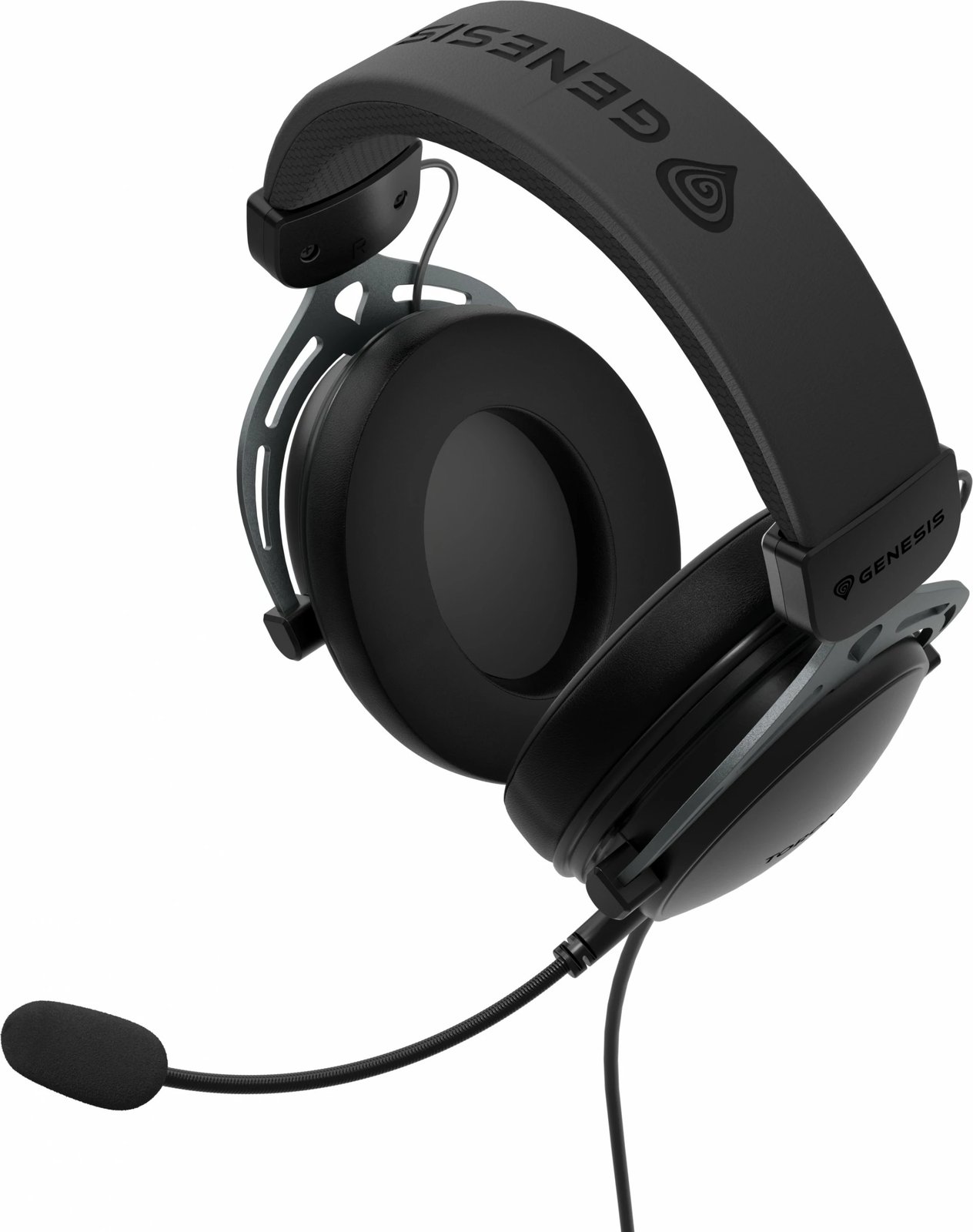 Kufje gaming Genesis Toron 531, me kabllo, mikrofon i ndashëm, 3.5mm, e zezë