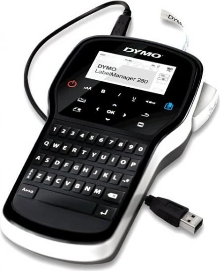Printer etiketa DYMO LabelManager 280, Termal transfer, QWERTY, E zezë