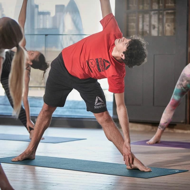 Jastëk yoga Reebok 4mm RAYG-11022DG për meshkuj dhe femra, ngjyrë e gjelbër
