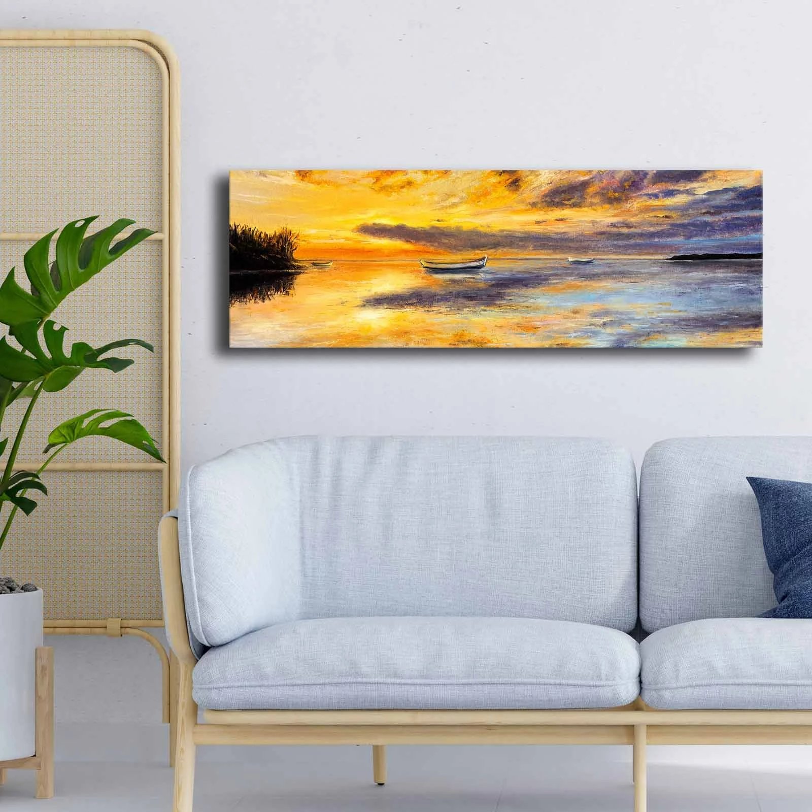 Pikturë dekorative në kanavacë, Wallity, 3090NISC-013, 30x90cm