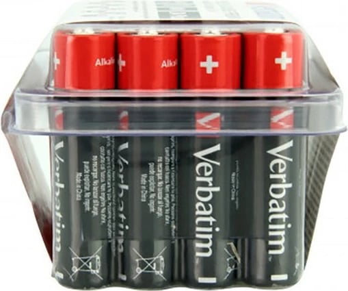 Bateri AAA LR03 alkaline, Verbatim, Premium Alkaline 49504, 1.5V 1300 mAh, 24 copë