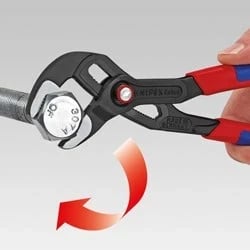 Knipex 87 21 250 kthetra, dorezë plastike, 250 mm, e kuqe
