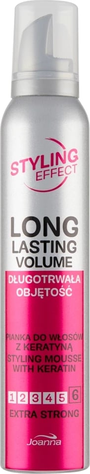 Shkumë për stilim flokësh Joanna Styling Effect Keratin Extra Strong për femra 150ml