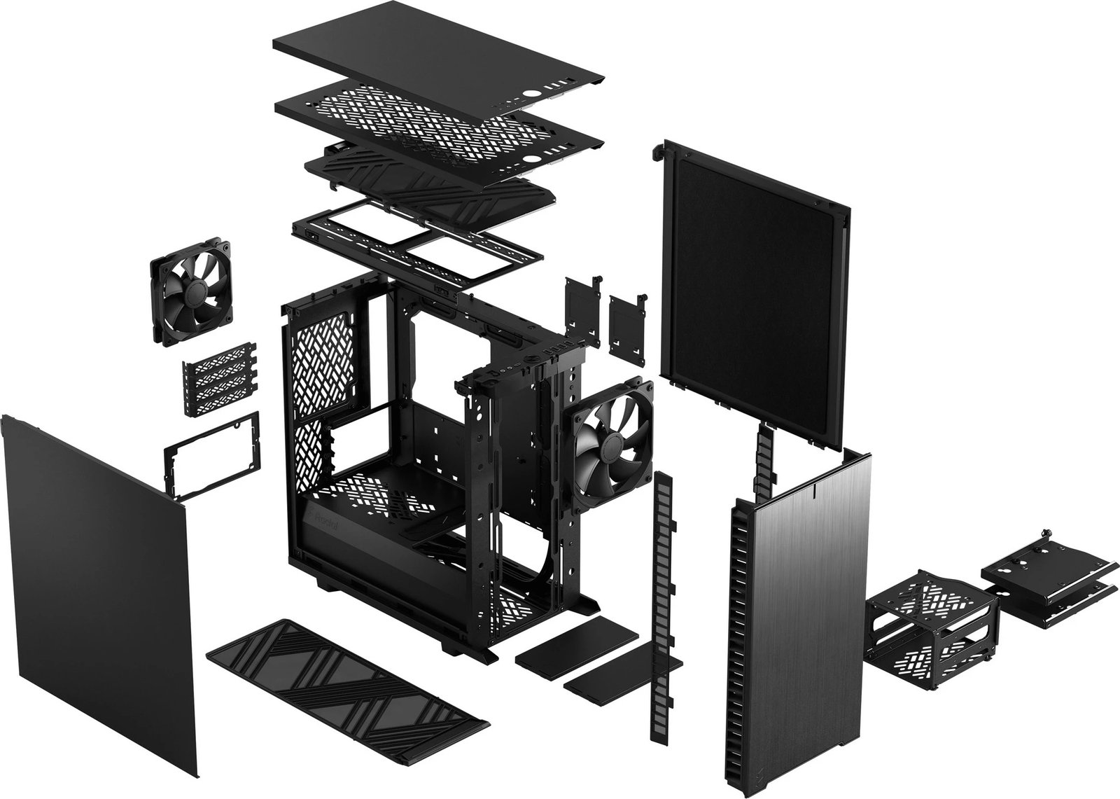 Kasë Fractal Design Define 7 Mini, micro ATX/Mini-ITX, e zezë Kasë Fractal Design Define 7 Mini, micro ATX/Mini-ITX, e zezë