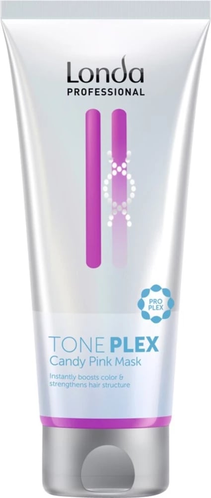 Maskë ngjyruese për flokë Londa Professional Toneplex Mask për femra Candy Pink 200ml