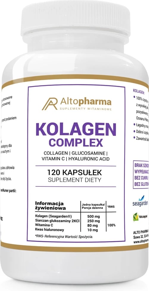 Suplement ushqimor AltoPharma Collagen Complex 120 kapsula