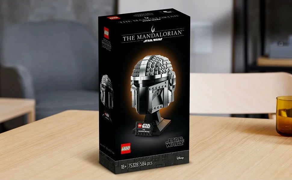 Set ndërtimi LEGO Star Wars The Mandalorian Helmet, 584 pjesë, shumëngjyrësh