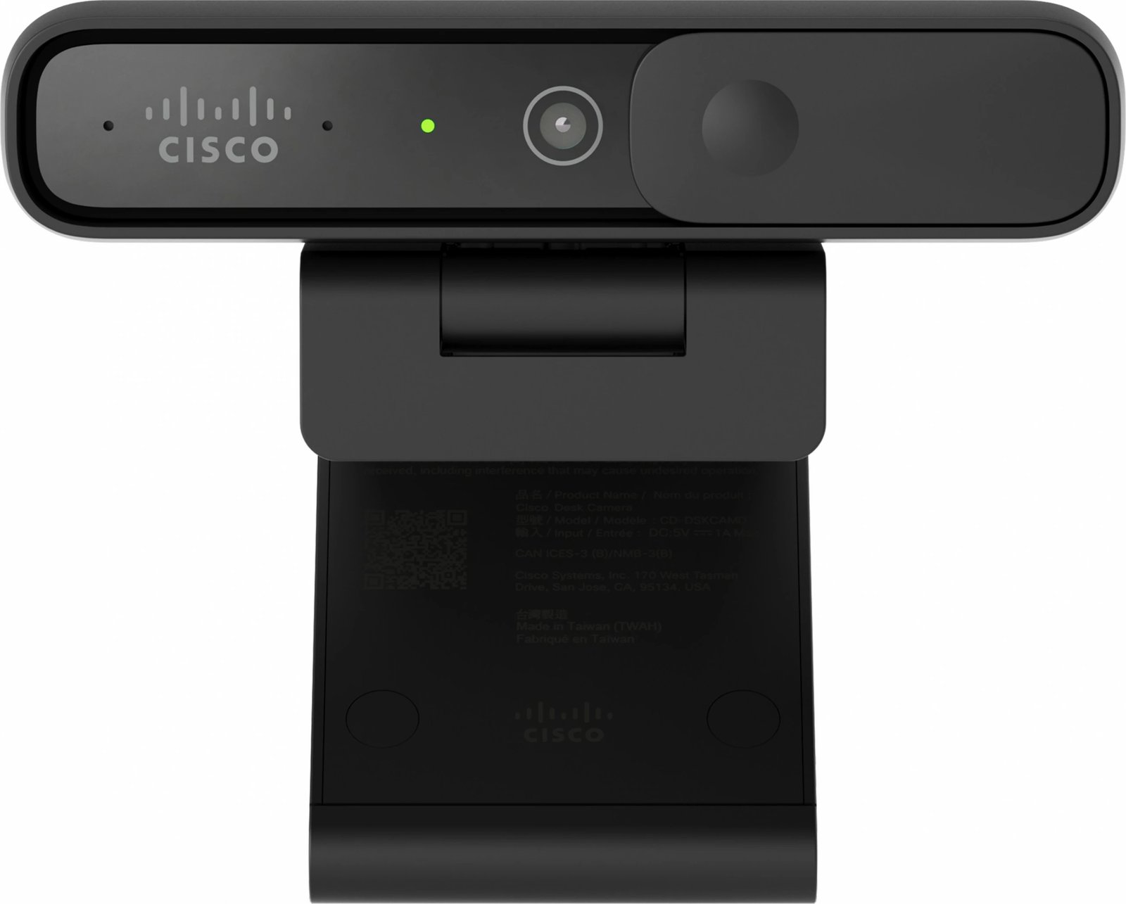 Webcam Cisco Desk Camera 1080p, 8MP, Full HD, dy mikrofona, Carbon Black