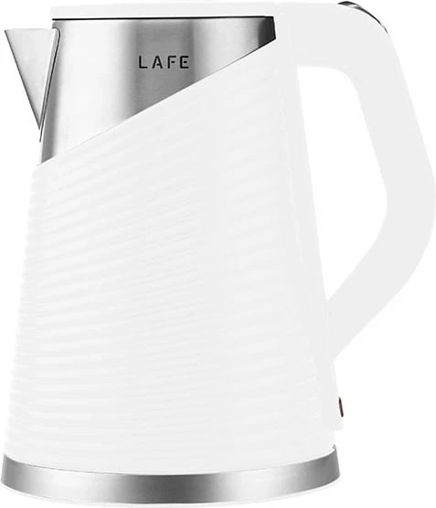 Ibrik elektrik Lafe Elegant White, 1.8L, 1800W, bardhë-argjendtë