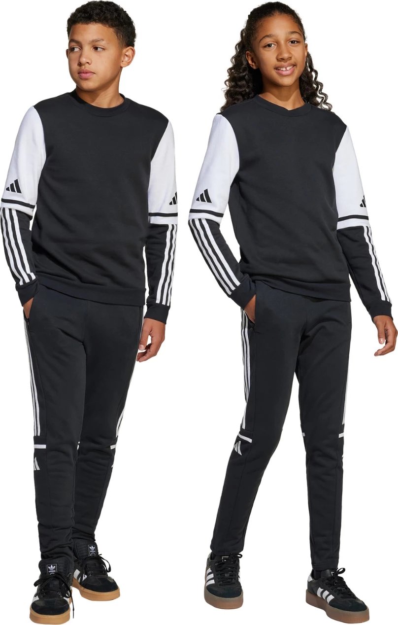 Pantallona sportive për fëmijë adidas, të zeza