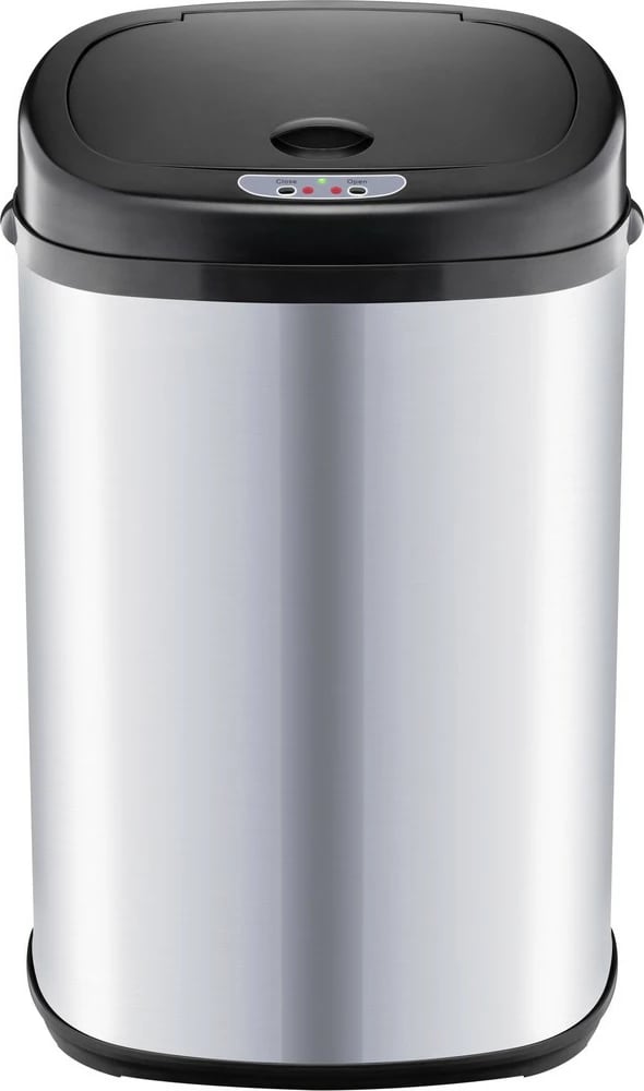 Kosh mbeturinash Lamart LT8021, 30L, inox, i zi, me sensor