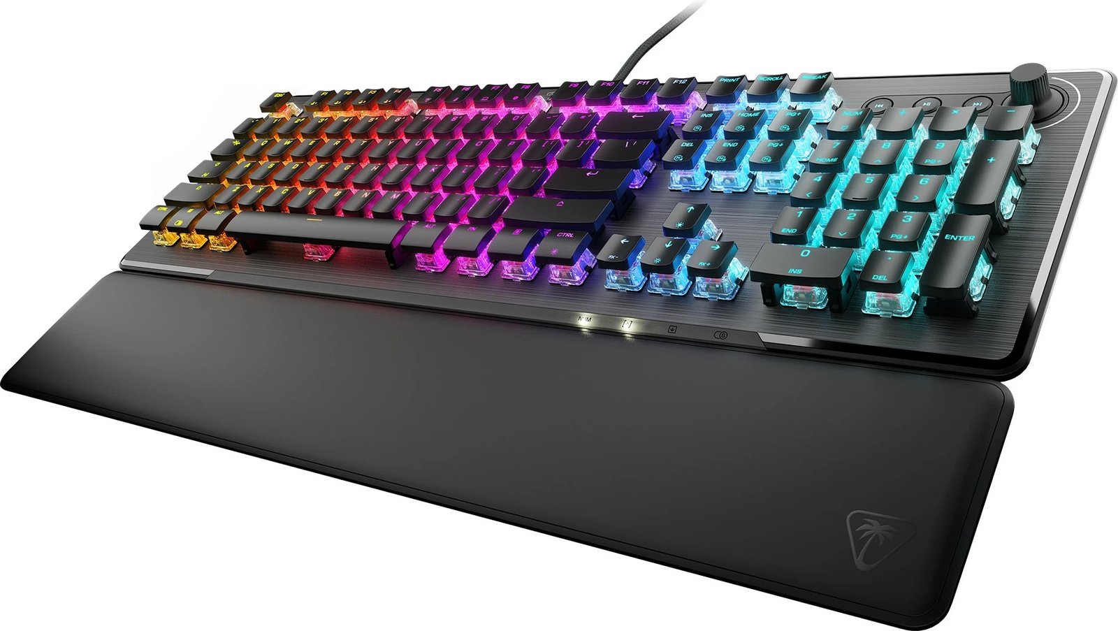 Tastierë mekanike Turtle Beach Vulcan II, full-size, RGB LED, me kabllo, e zezë