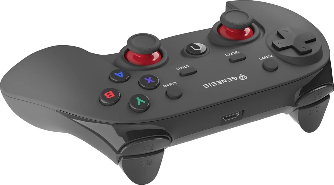 Gamepad GENESIS PV65, Wireless, për PC dhe Playstation 3, i zi