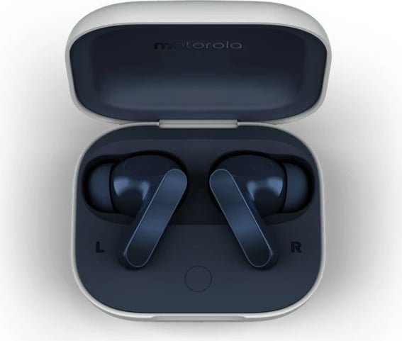 Kufje wireless Motorola Moto Buds, Bluetooth 5.3, Dolby Atmos, Blu