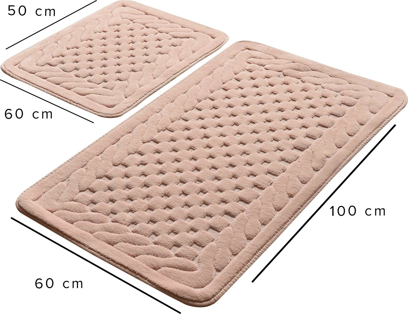 Set tapetash për banjo (2 copë), Mijölnir, Bambi, ngjyrë pluhur