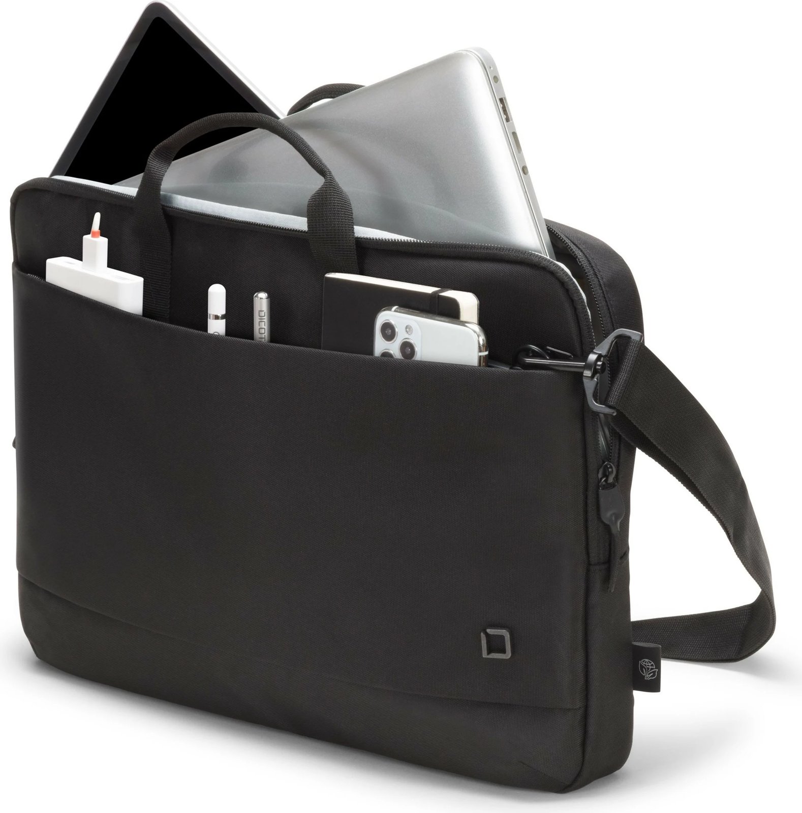 Çantë DICOTA Slim Eco MOTION 14-15.6", E zezë