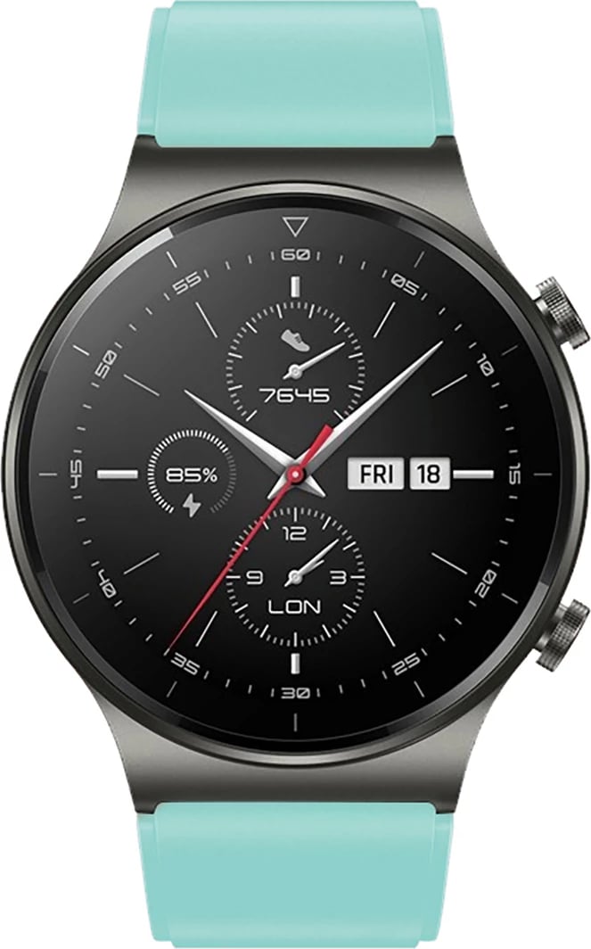 Rrip silikoni për Huawei Watch GT 2/3/4/2 Pro/3 Pro/4 Pro/GT 2e 46mm Hurtel, Jeshil e çelët