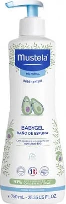 Xhel banje për bebe Mustela Babygel 750ml