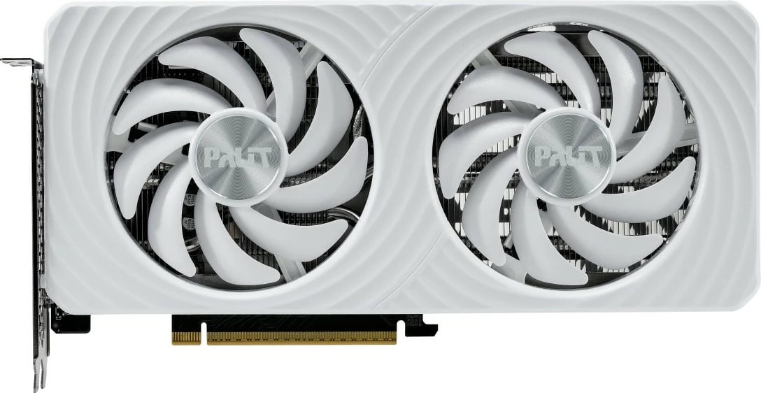 Kartelë grafike Palit GeForce RTX 5060 Ti WHITE OC, 8GB GDDR7, 128bit, 3DP/HDMI, e bardhë