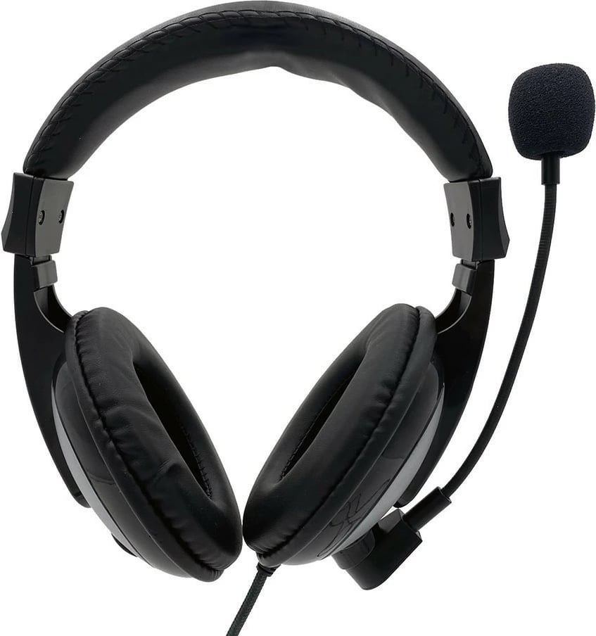 Kufje me mikrofon Media-Tech Turdus Pro MT3603, Stereo, të zeza
