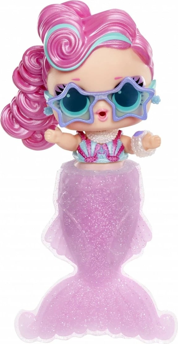 Kukull surprizë L.O.L. Surprise Mermaids, MGA, 510604-EUC, me bisht që ndryshon ngjyrë