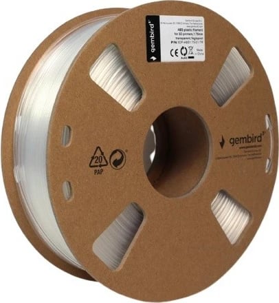 Filament 3D printeri Gembird 3DP-ABS1.75-01-TR, ABS, 1.75mm, Transparent