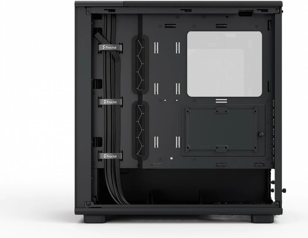 Kasë Fractal Design Epoch Black TG RGB Light Tint, Midi Tower, ATX, RGB, E zezë