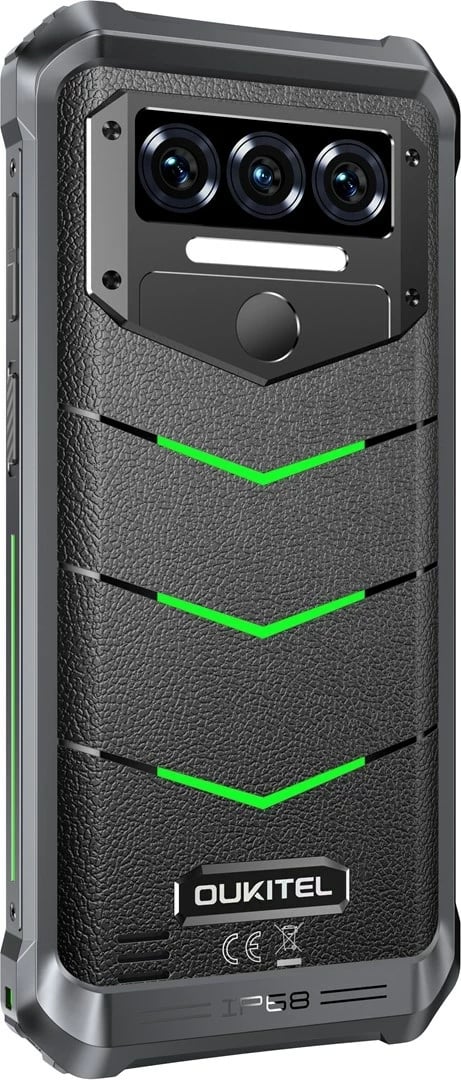 Celular Oukitel WP38, 6/256GB, 10600mAh, Gjelbër